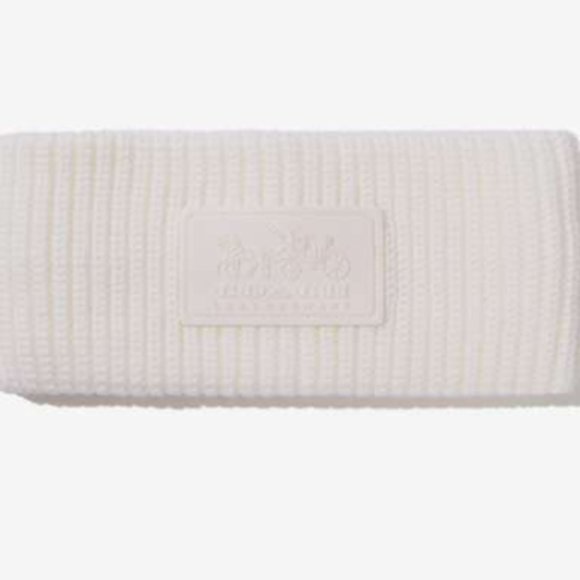 COACH Cable Knit Winter Headband - Picture 1 of 2